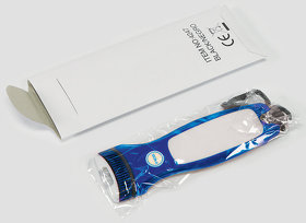 THELIX Фонарик LED карманный, ультратонкий, пластик, синий