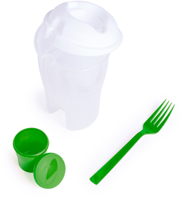 Контейнер для еды DINDER, пластик, 19,5х11,5см, 750 мл, зеленый