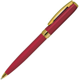 H38006/08 - ROYALTY, ручка шариковая, красный/золотой, металл, лаковое покрытие