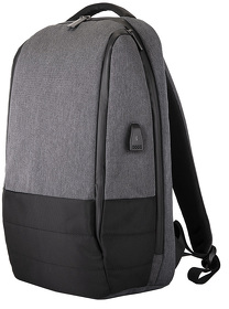 Рюкзак "Gran", темно-серый/черный, 47х28х17 см, осн. ткань:100% полиэстер, подкладка: 100% полиэстер (H977989/30)