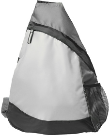 H16778/01/29 - Рюкзак Pick, белый/серый/чёрный, 41 x 32 см, 100% полиэстер 210D