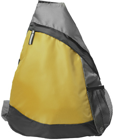 H16778/03/29 - Рюкзак Pick, жёлтый/серый/чёрный, 41 x 32 см, 100% полиэстер 210D