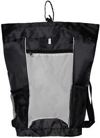 Рюкзак Fab, белый/чёрный, 47 x 27 см, 100% полиэстер 210D