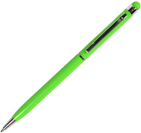 H1102/16 - TOUCHWRITER, ручка шариковая со стилусом для сенсорных экранов, светло-зеленый/хром, металл
