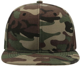 Бейсболка SNAP BACK, 6 клиньев, пластик. застежка, камуфляж,100% полиэстер/100% хлопок,400 г/м2