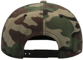 Бейсболка SNAP BACK, 6 клиньев, пластик. застежка, камуфляж,100% полиэстер/100% хлопок,400 г/м2