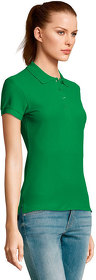 Поло женское PASSION, ярко-зеленый, 100% хлопок, 170 г/м2