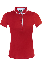 Рубашка поло женская RODI LADY, красный, 100% хлопок,180 г/м2