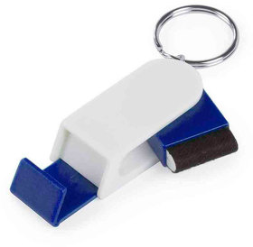 Брелок  SATARI с подставкой для телефона, пластик, синий, 2 x 4.8 x 1.3 см (H344633/24)