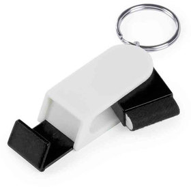 Брелок SATARI с подставкой для телефона, пластик, черный, 2 x 4.8 x 1.3 см (H344633/35)