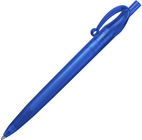 H407F/73 - JOCKER, ручка шариковая, фростированный синий, пластик