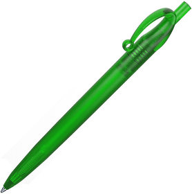 H407F/94 - JOCKER, ручка шариковая, фростированный зеленый, пластик