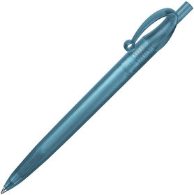 H407F/65 - JOCKER, ручка шариковая, фростированный голубой, пластик