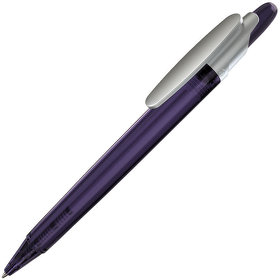 H503F/62 - OTTO FROST SAT, ручка шариковая, фростированный фиолетовый/серебристый клип, пластик