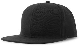 Бейсболка "SNAP BACK-S", 6 клиньев, пластик. застежка, черный, 100% перераб. полиэстер, 300 гр/м2 (H25424-S.35)