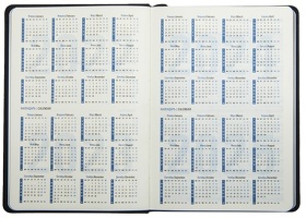 Ежедневник датированный Softie, А5, синий, кремовый блок, синий обрез