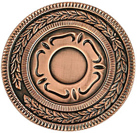Медаль наградная "Бронза"; бронзовый; 12х12х2,2 см; D=8,7 см; металл, дерево, стекло; лазерная грави (H6640/84)