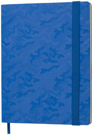 H21228/25 - Бизнес-блокнот Tabby Biggy, гибкая обложка, в клетку, синий