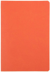 Ежедневник недатированный Tony, А5, оранжевый, кремовый блок в линейку