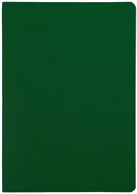 Ежедневник недатированный Tony, А5, темно-зеленый, кремовый блок в линейку
