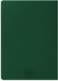 Ежедневник недатированный Tony, А5, темно-зеленый, кремовый блок в линейку