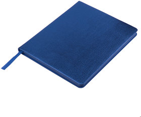 Ежедневник недатированный Arti, B6+, синий металлик, кремовый блок, синий обрез