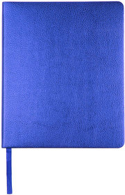 Ежедневник недатированный Arti, B6+, синий металлик, кремовый блок, синий обрез