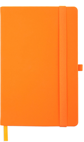 Бизнес-блокнот А5 FLIPPY, оранжевый, твердая обложка, в линейку
