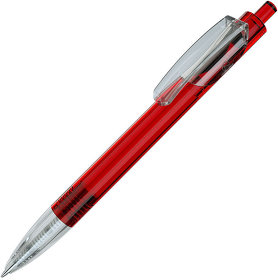 TRIS LX, ручка шариковая, прозрачный красный/прозрачный белый, пластик (H204/67)
