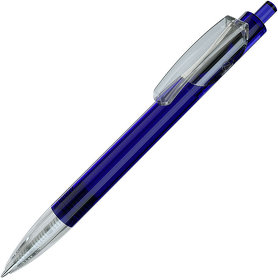 H204/73 - TRIS LX, ручка шариковая, прозрачный синий/прозрачный белый, пластик