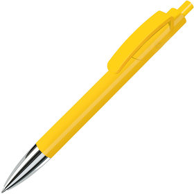 TRIS CHROME, ручка шариковая, желтый/хром, пластик (H206/48/03)