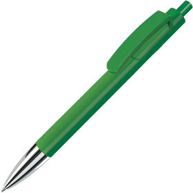 TRIS CHROME, ручка шариковая, зеленый/хром, пластик (H206/48/15)