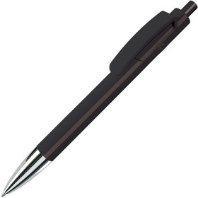 TRIS CHROME, ручка шариковая, черный/хром, пластик (H206/48/35)
