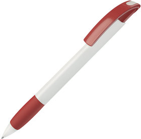 NOVE, ручка шариковая с грипом, красный/белый, пластик (H151/08)