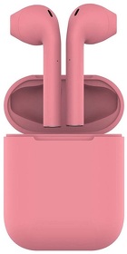 Наушники беспроводные с зарядным боксом TWS AIR SOFT, цвет розовый (H36720/10)