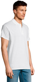 Рубашка поло мужская SUMMER II, белый, 100% хлопок, 170 г/м2