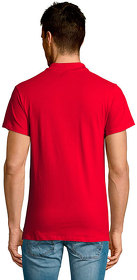 Рубашка поло мужская SUMMER II, красный, 100% хлопок, 170 г/м2