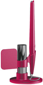 H220/48/10 - FLAG, ручка шариковая с держателем, розовый, пластик