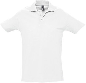 Рубашка поло мужская SPRING II,белый,2XL,100% хлопок, 210/м2 (H711362.102)