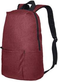 Рюкзак BASIC, бордовый меланж, 27x40x14 см, oxford 300D (H16107/13)