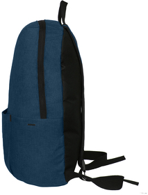 Рюкзак BASIC, темно-синий меланж, 27x40x14  см, oxford 300D