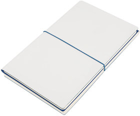 Набор подарочный FINELINE: кружка, блокнот, ручка, коробка, стружка, белый с синим