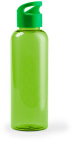 H1112/15 - Бутылка для воды LIQUID, 500 мл; 22х6,5см, зеленый, пластик rPET