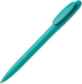 Ручка шариковая BAY, аквамарин, непрозрачный пластик