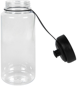 Бутылка для воды YOGA; 1000 мл; пластик, белый