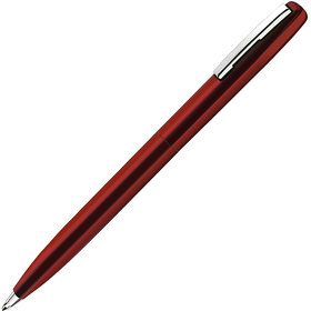 H16501/08_t - CLICKER, ручка шариковая, красный, металл