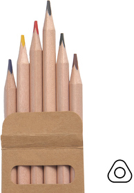 Набор цветных карандашей KINDERLINE small,6 цветов, дерево, картон (H32830)