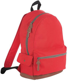 H701203.952 - Рюкзак "PULSE", красный/серый, полиэстер  600D, 42х30х13 см, V16 литров