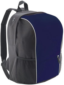 Рюкзак "Jump" со светоотражающей полосой, темно-синий, полиестер  600D,  24х31х41 см, V30,5 литров (H770300.319)