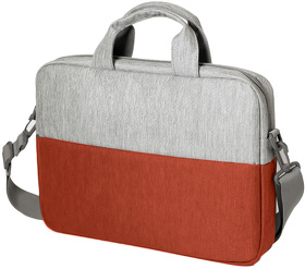Конференц-сумка BEAM NOTE, серый/красный, 39х30х6.5 см, ткань верха:100% полиамид, под-д:100%полиэст (H970122/088)